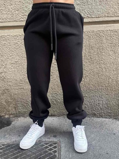 Kostumn1 - Jogger con ricamo - KI2512 - Nero