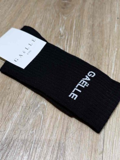 Gaelle Paris - Calza con logo in tono - GAACW03147 - Nero