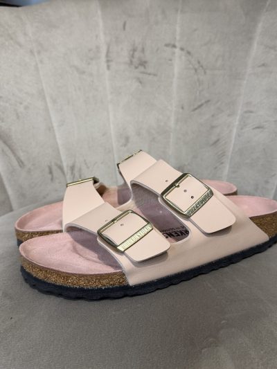 Birkenstock - Arizona Triples New beige/Pink clay - Calzata stretta - 1031525