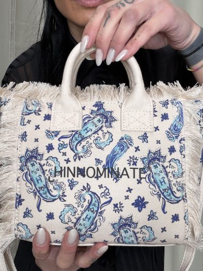 Hinnominate - Borsa in canvas piccola - HMACW00187 - Bianco