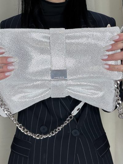 Marc Ellis - Borsa a spalla - PEONIA SUEDE LUX - Silver