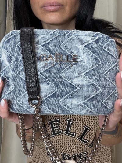Gaelle Paris - Mini camera bag denim - GAACW03105 - Blu