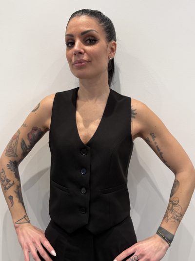 Berna - Gilet corto - W 263052-1 - Nero