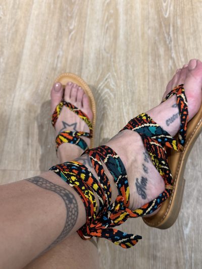 4Giveness - Sandalo infradito foulard incrocio - 126WACCB6174 - Kenya