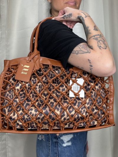 Matinèe - Borsa mare intrecciata - BAG7004 - Maculato