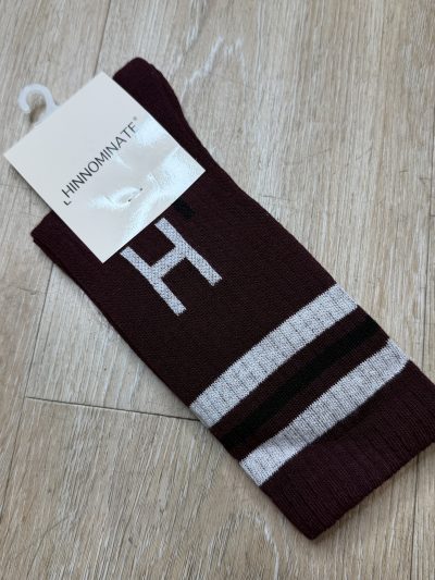 Hinnominate - Calza corta con intarsio - HMACW00305 - Bordeaux
