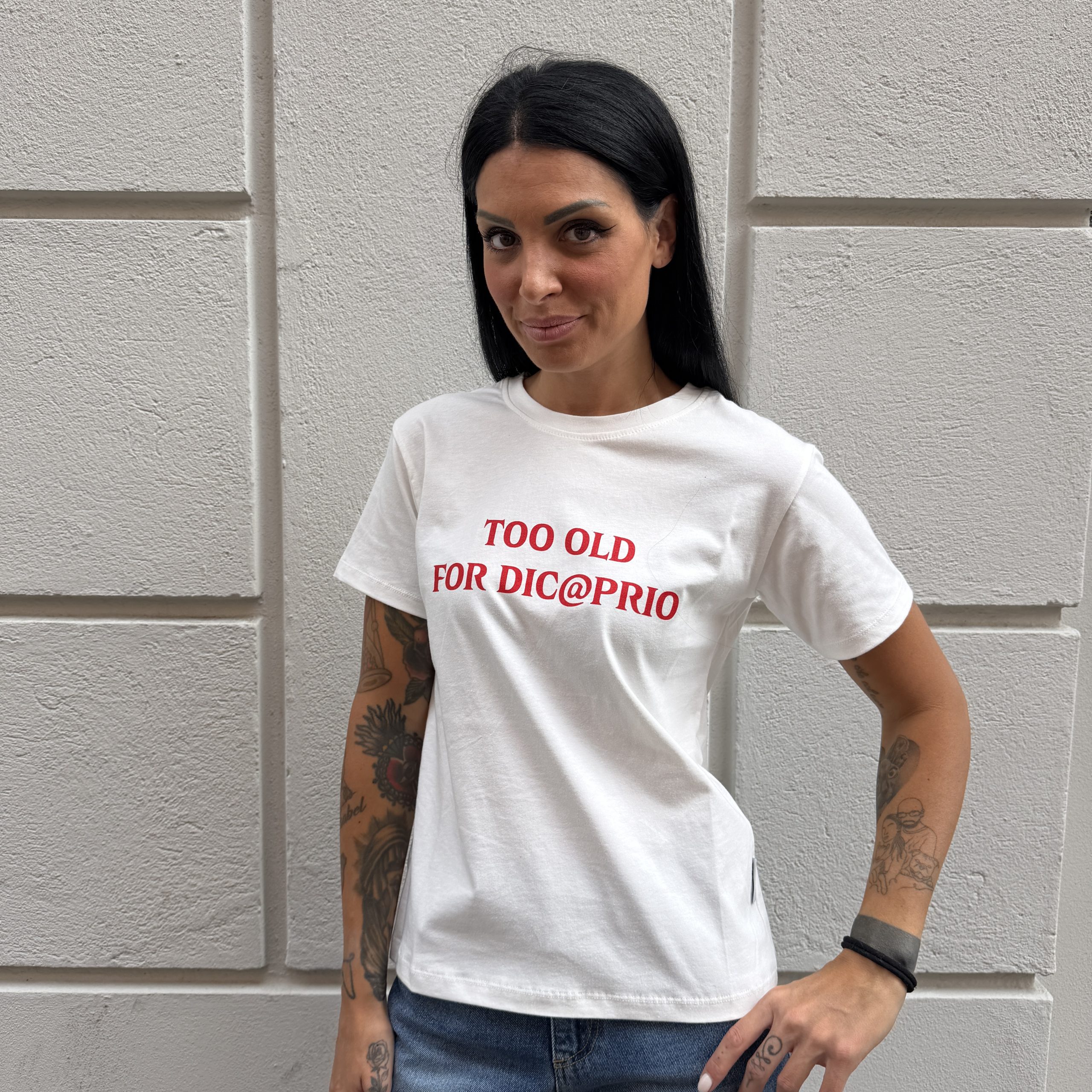 Berna - T-shirt stampa "Too old" - W 264147-128 - Panna