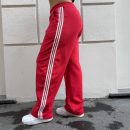 Berna - Pantalone balloon felpa con banda - W 264066-4 - Rosso