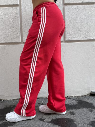Berna - Pantalone balloon felpa con banda - W 264066-4 - Rosso