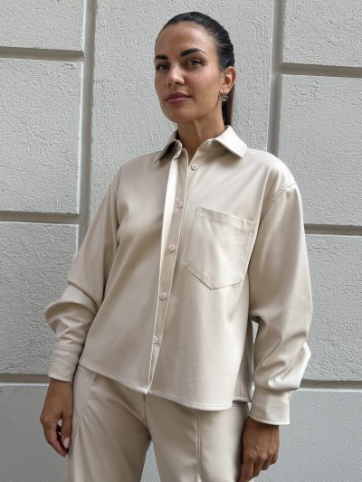 Berna - Camicia corta similpelle - W 264068-640 - Lana