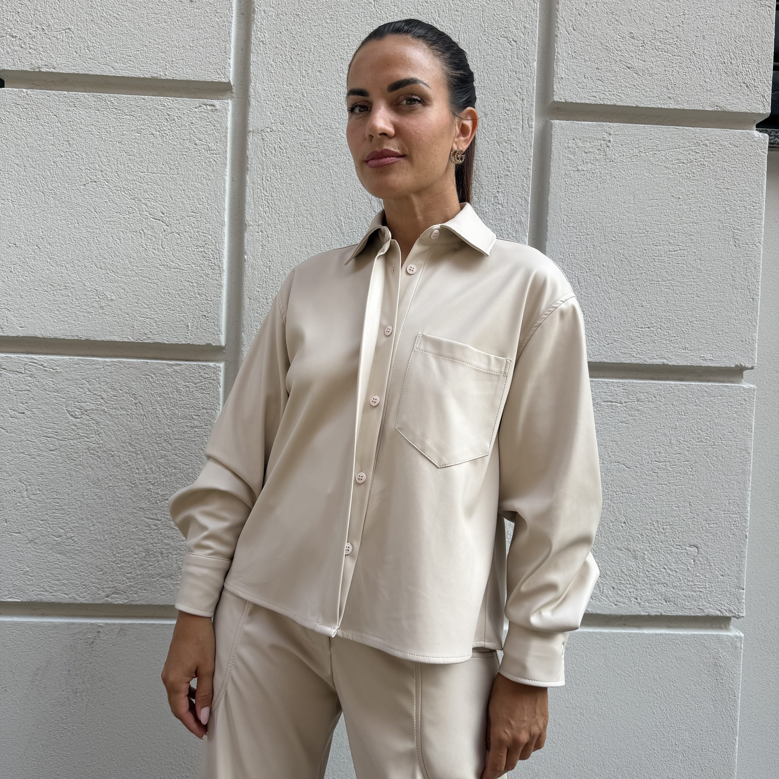 Berna - Camicia corta similpelle - W 264068-640 - Lana