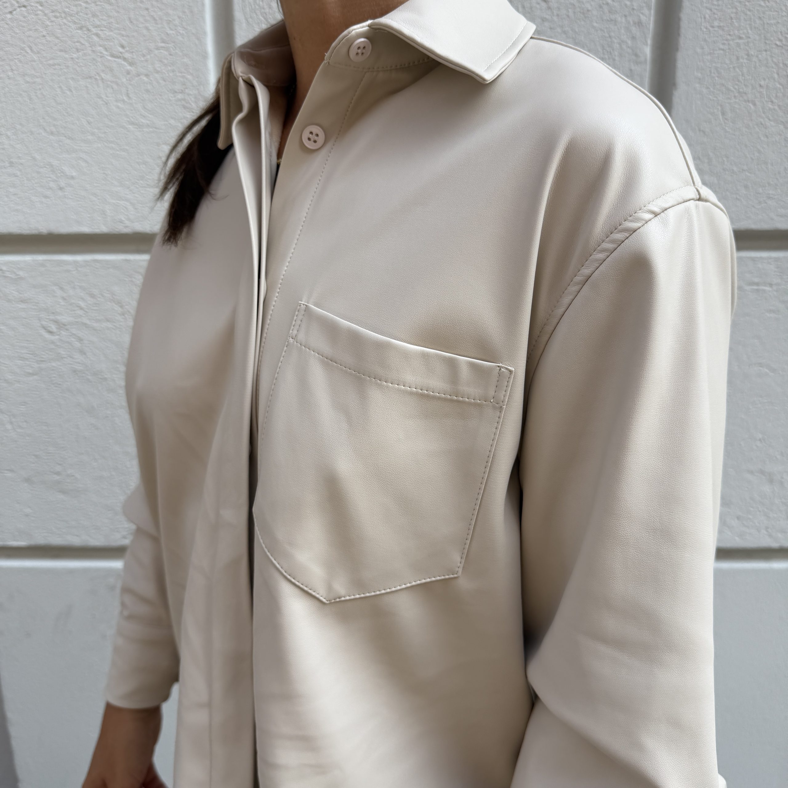 Berna - Camicia corta similpelle - W 264068-640 - Lana - immagine 4