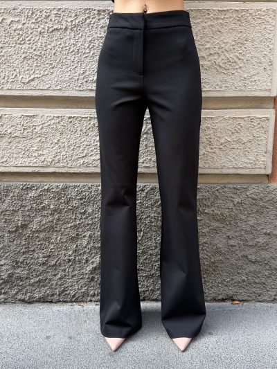Berna - Pantalone zampetta punto milano - W 264161-1 - Nero