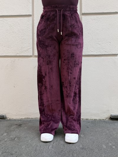 Hinnominate - Pantalone dritto in ciniglia - HMABW03161 - Bordeaux
