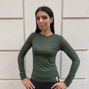 Hinnominate - Maglia paricollo in prima lana - HMABW03150 - Oliva