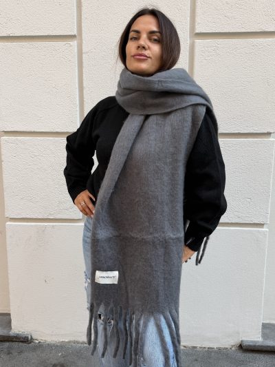 Hinnominate - Sciarpa in maglia - HMACW00309 - Grigio melange