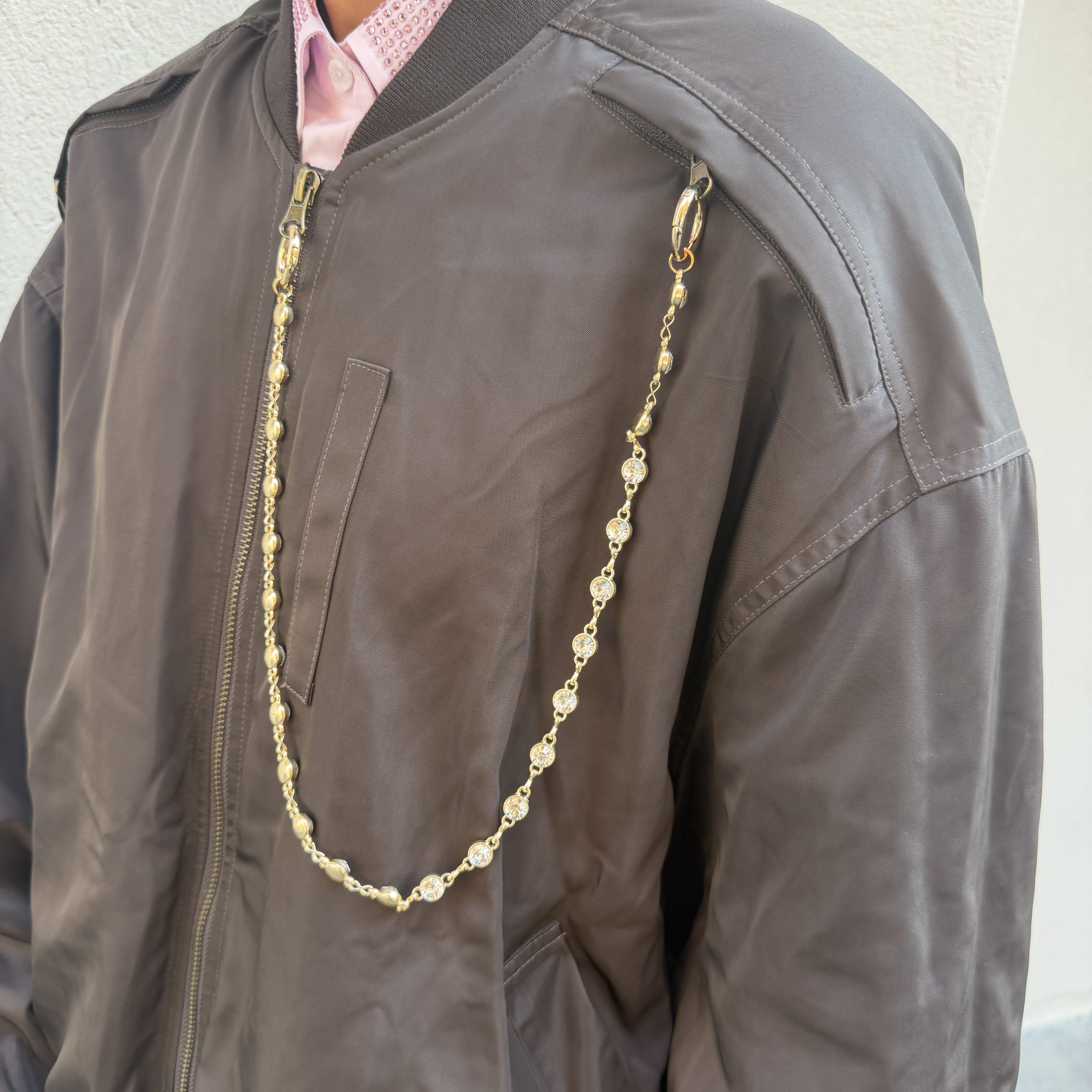 Odi et amo - Bomber oversize - AEOD0037 - Marrone - immagine 4