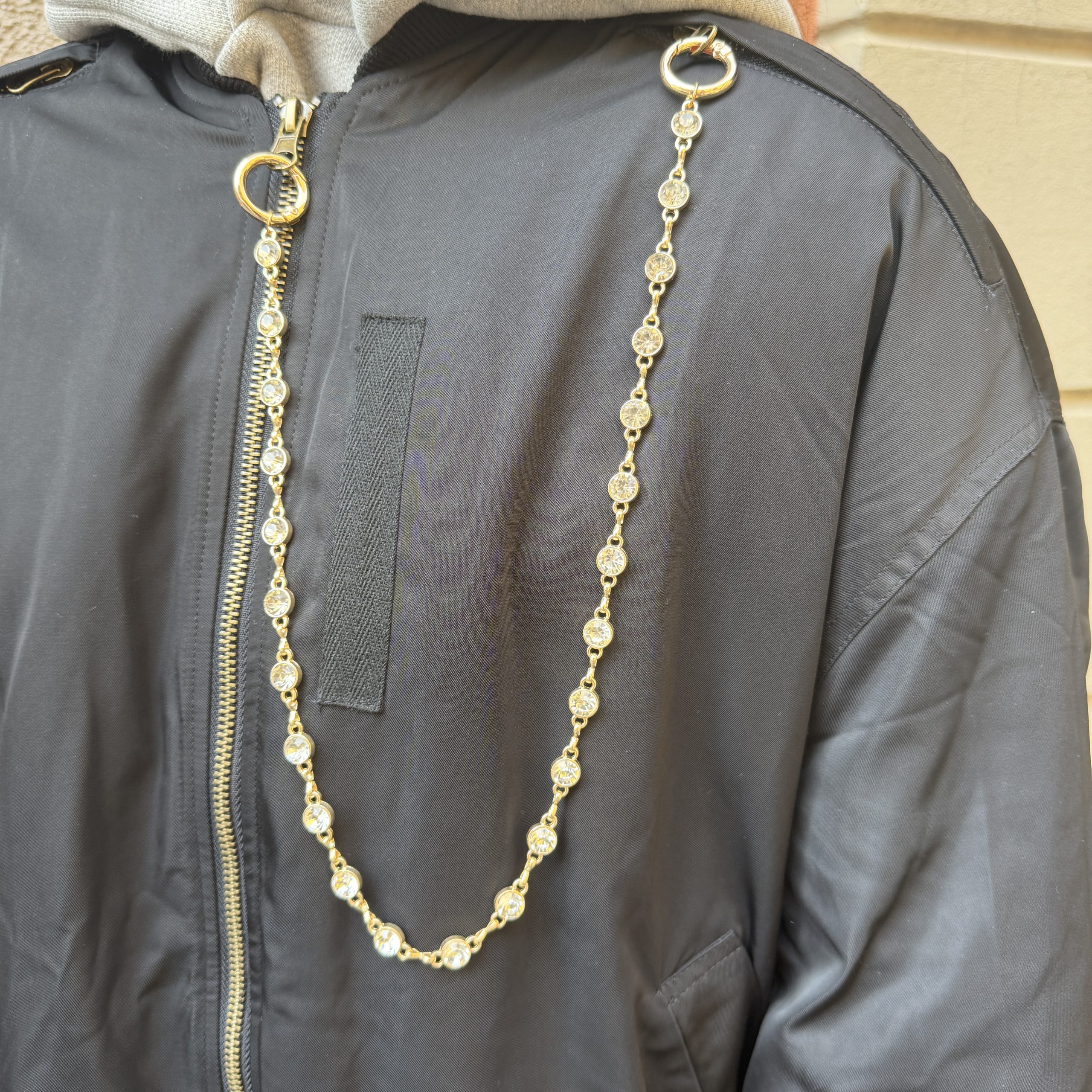 Odi et amo - Bomber oversize - AEOD0037 - Nero - immagine 4