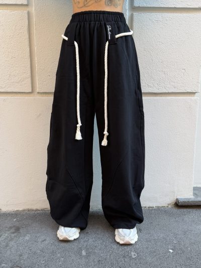 Disclaimer - Pantalone donna in felpa - 26IDS55852 - Nero