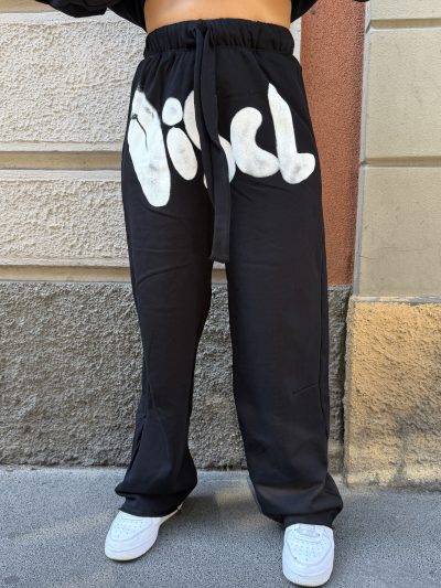 Disclaimer - Pantalone donna in felpa - 26IDS55867 - Nero