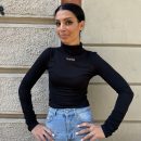 Disclaimer - Maglia donna a manica lunga in jersey - 26IDS55891 - Nero