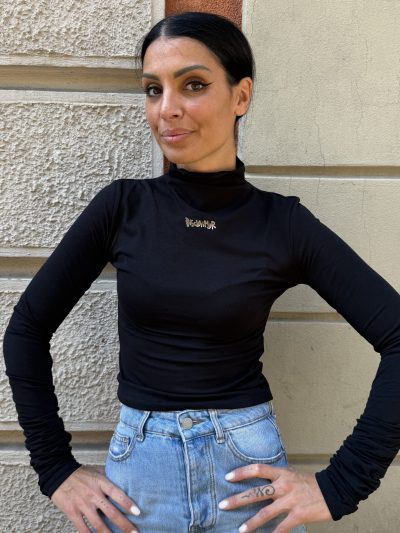 Disclaimer - Maglia donna a manica lunga in jersey - 26IDS55891 - Nero