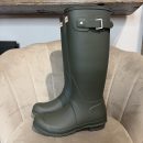 Hunter Boots - Womens Original Tall Boots - WFT1000RMA - Dark Olive