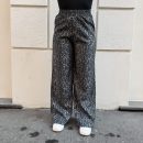 County of Milan - Pantalone donna in gabardina stampata - 26ICM30285 - Nero
