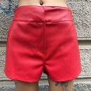 Kostumn1 - Mini shorts in ecopelle - KE2624 - Rosso