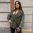 Berna - Giacca maniche bomber  - W 264104-57 - Militare