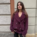 Berna - Giacca over - W 264103-36 - Bordeaux