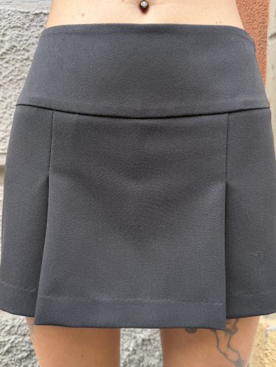 Berna - Gonna pantaloncino flanella - W 264046-1 - Nero