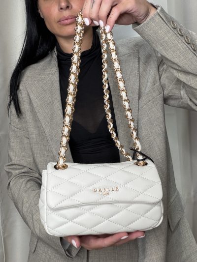 Gaelle Paris - Mini shoulder strap essential matelassè - GAACW03313 - Crema