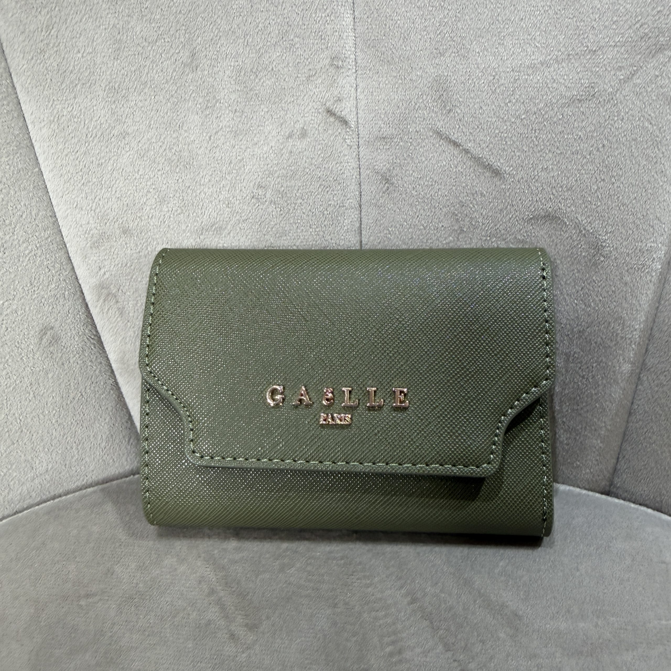 Gaelle Paris - Mini wallet continental essential saffiano - GAACW03311 - Verde bosco