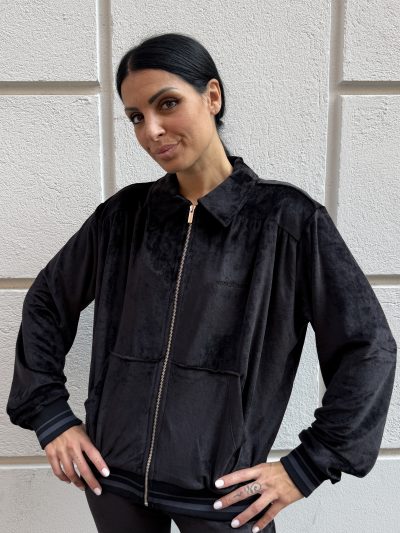 Hinnominate - Giacca full zip in ciniglia - HMABW03162 - Nero