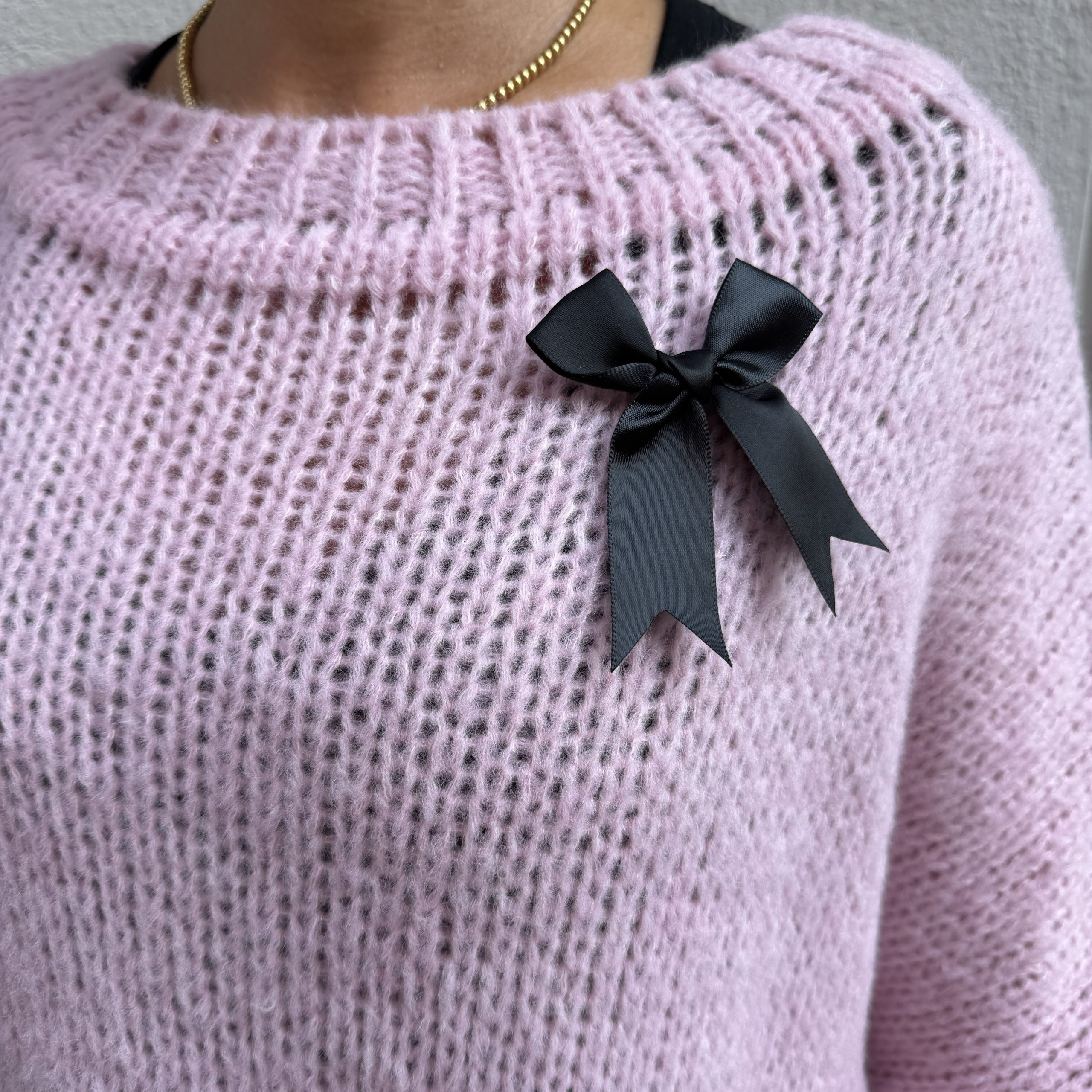 WONDERLAND - Pull oversize fiocchi - Rosa - immagine 4