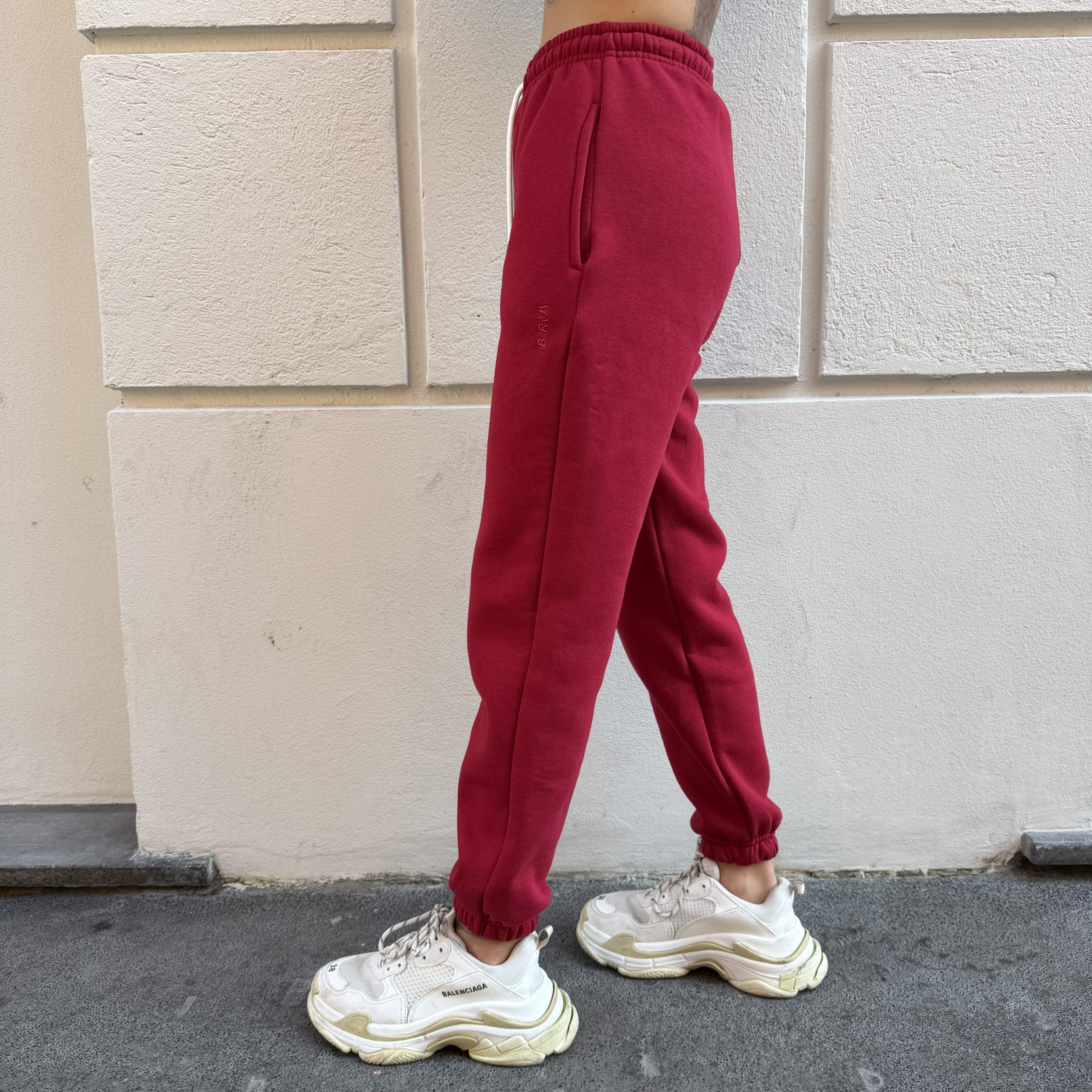 Berna - Pantalone polsino - W 264086-126 - Rubino - immagine 2