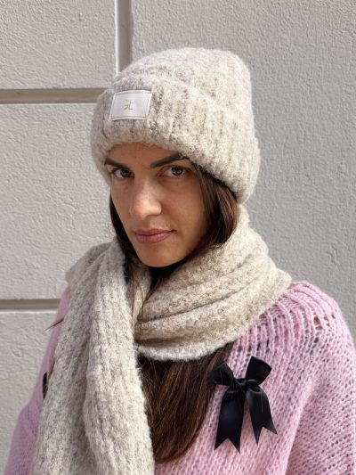 GL for Her - Cappello con risvolto - GLD9006ACC - Beige