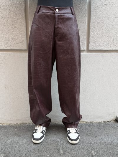 Disclaimer - Pantalone donna in ecopelle - 26IDS55928 - Bordeaux