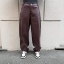 Disclaimer - Pantalone donna in ecopelle - 26IDS55928 - Bordeaux