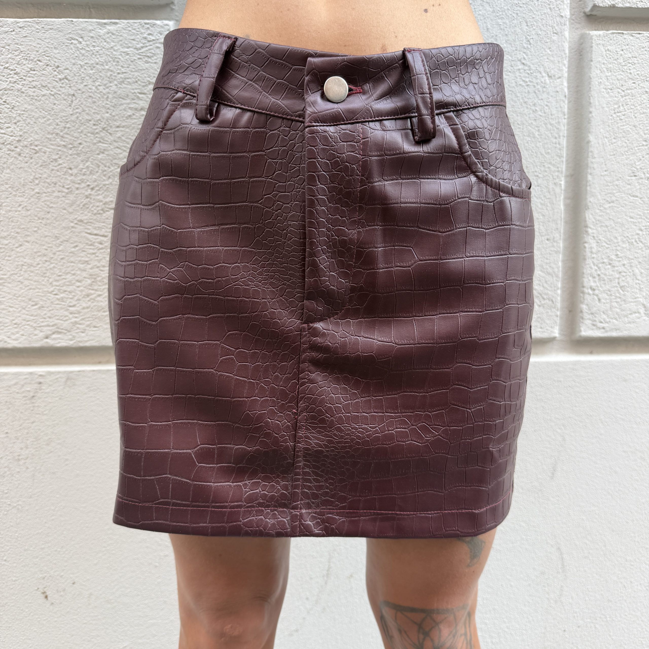 Disclaimer - Gonna donna in ecopelle - 26IDS55942 - Bordeaux