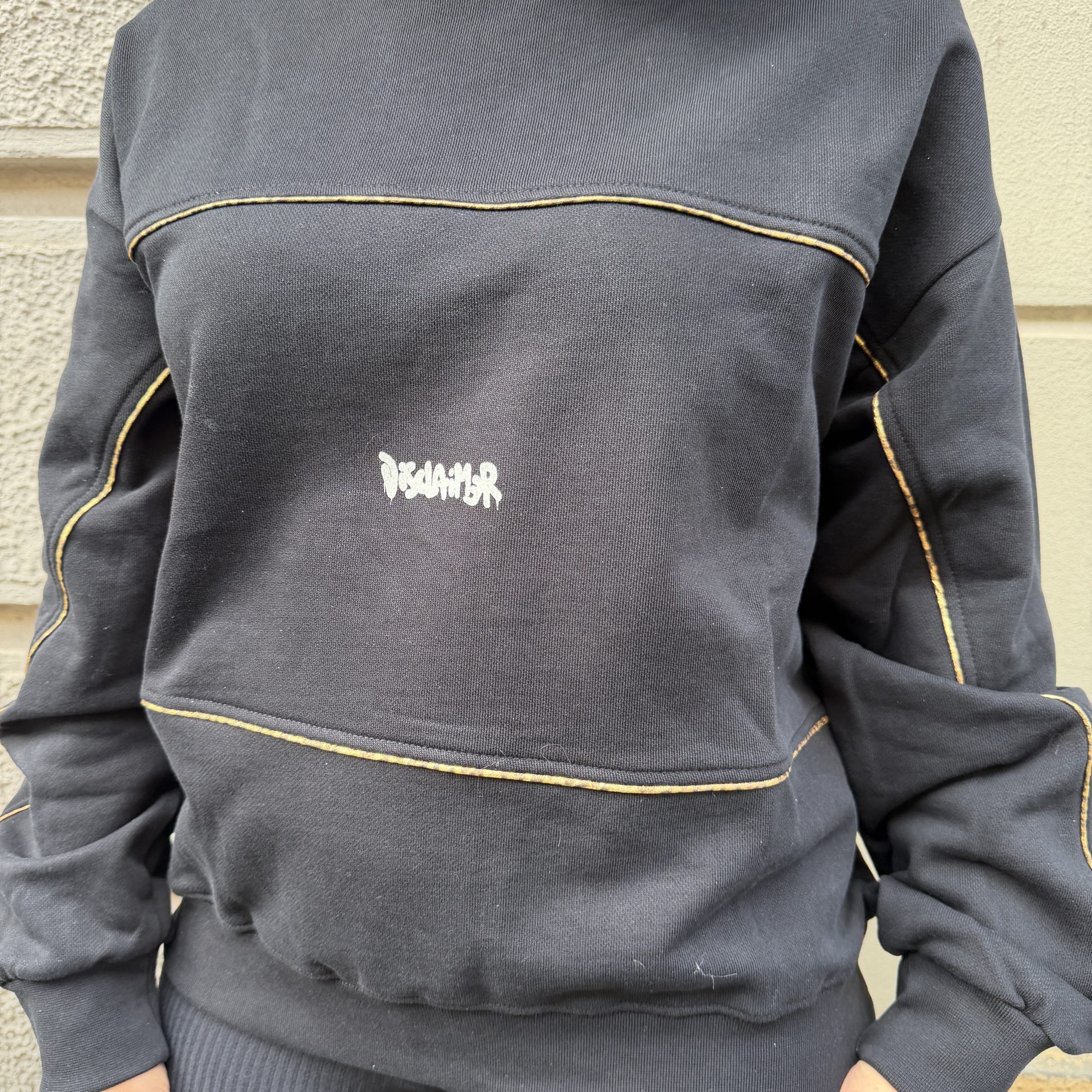 Disclaimer - Maglia donna con cappuccio in felpa - 26IDS55868 - Nero - immagine 5