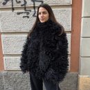 Kostumn1 - Pelliccia in ecomongolia - KE26134 - Nero