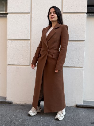 Kostumn1 - Cappotto doppiopetto - KE26153 - Moro