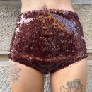 Kostumn1 - Mini short in paillettes - KE2655 - Bordeaux