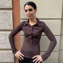 Kostumn1 - Serafina in maglia con ricamo - KE2687 - Moro