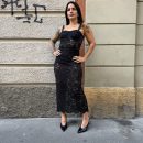 Kostumn1 - Abito bustier in pizzo - KE2674 - Nero