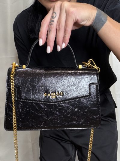 Gaelle Paris - Mini hand bag maxi flag - GAACW03285 - Nero