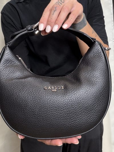 Gaelle Paris - Mini hobo bag essential bottalato - GAACW03223 - Nero