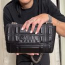 Gaelle Paris - Regular shoulder strap metal logo - GAACW03248 - Nero